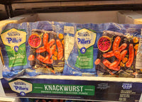 Thumbnail for Image of Piller's Original Knackwurst Smoked Sausage - 2 x 750 Grams