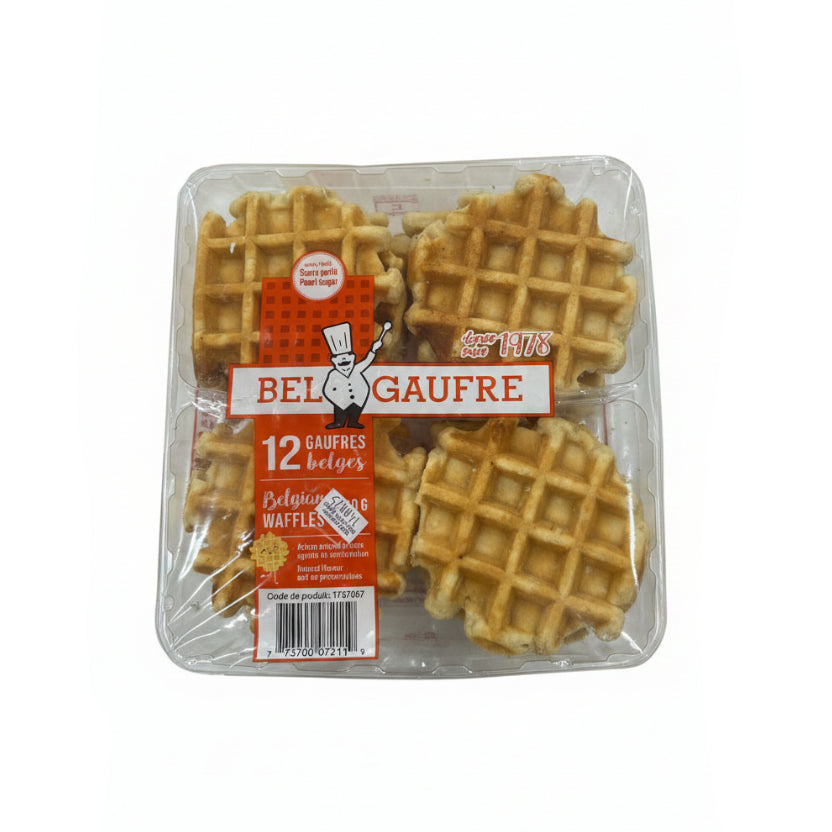Bel Gaufre Belgian Waffles - 12 X 70 Grams