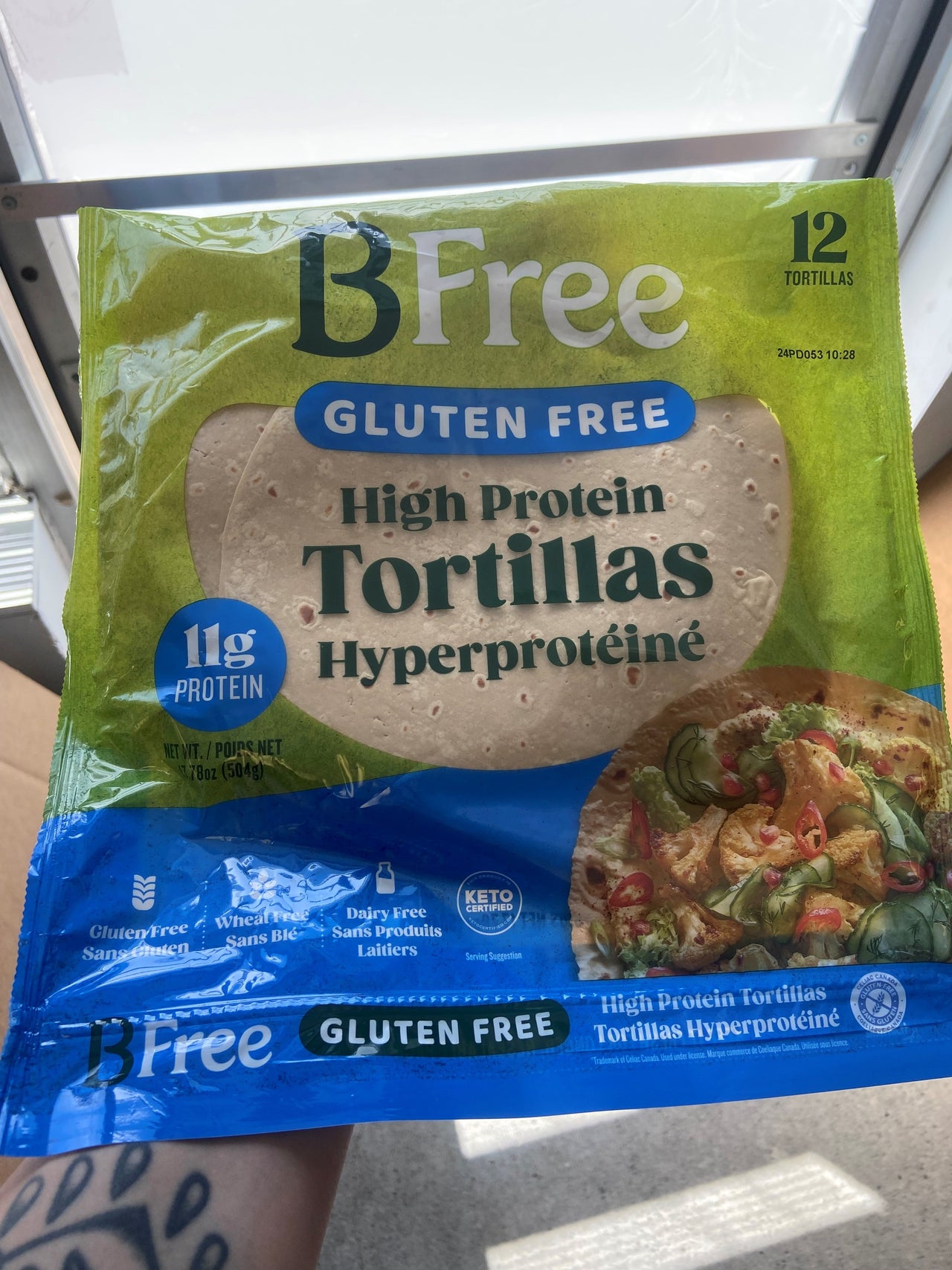 Image of BFree High Protein Gluten Free Wraps - 1 x 504 Grams