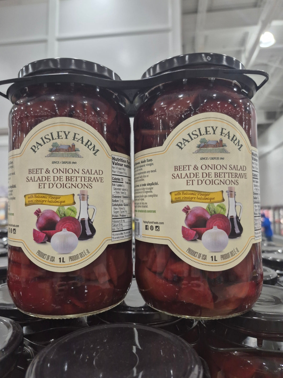 Image of Paisley Farm Beets & Onion Salad - 2 x 1 L
