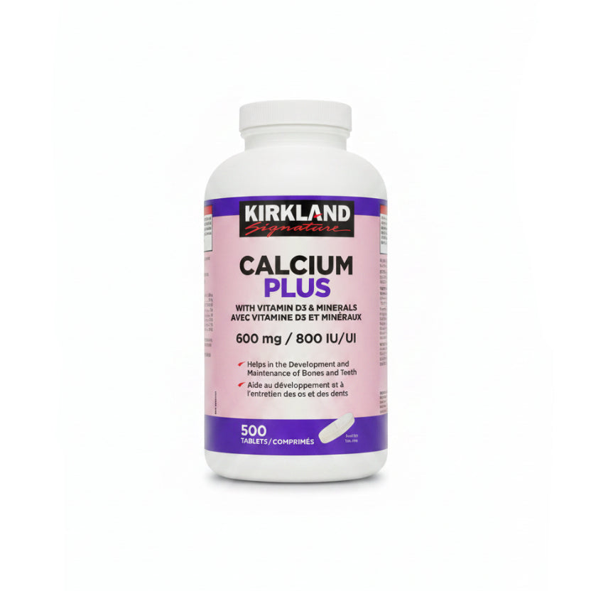 Kirkland Signature Calcium Plus - 1 x 500 Grams