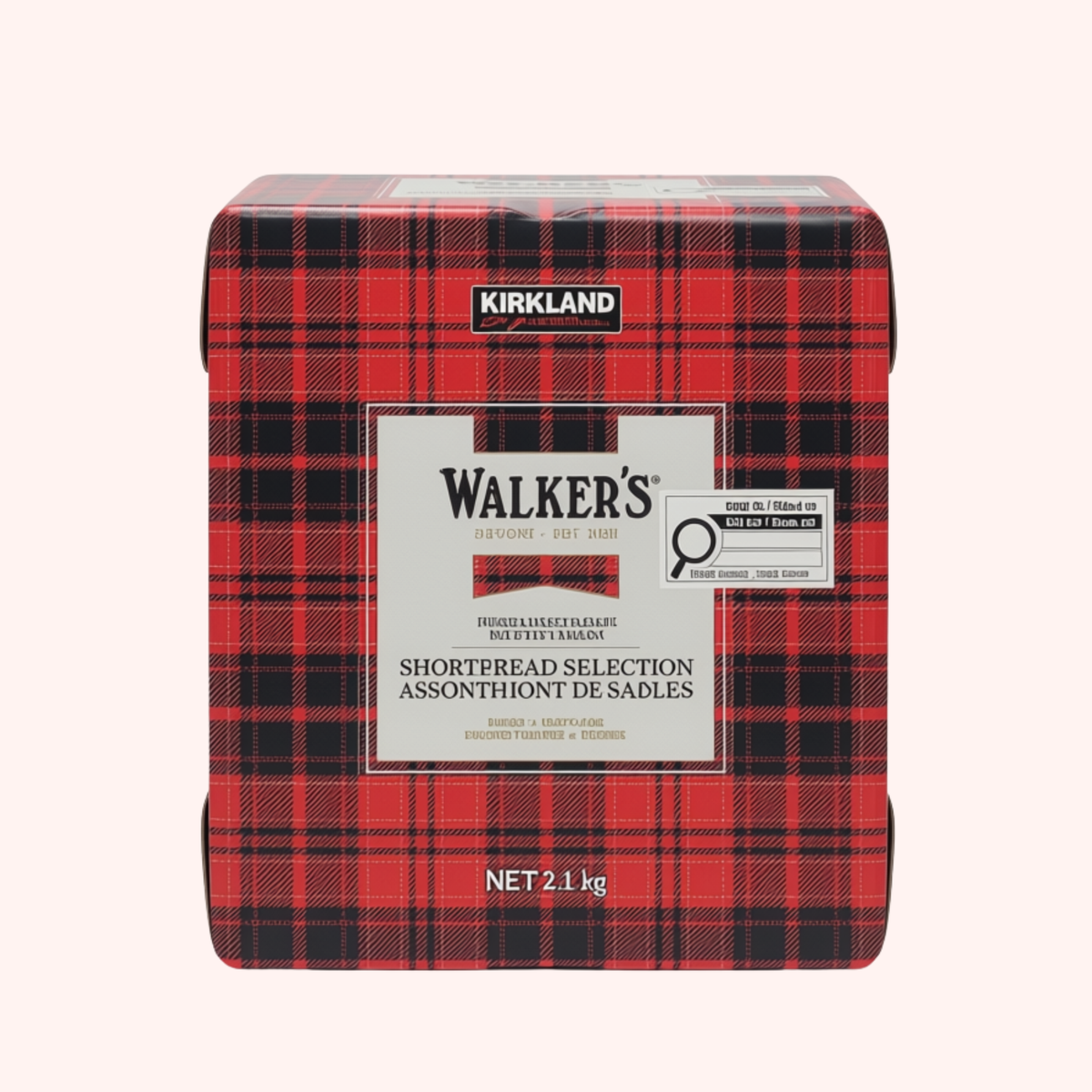 Kirkland Signature Walker's Shortbread Cookies - 1 x 2.1 Kilos