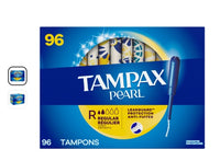 Thumbnail for Tampax Pearl Regular Absorbency 96-Pack - 1 x 1.1 KG