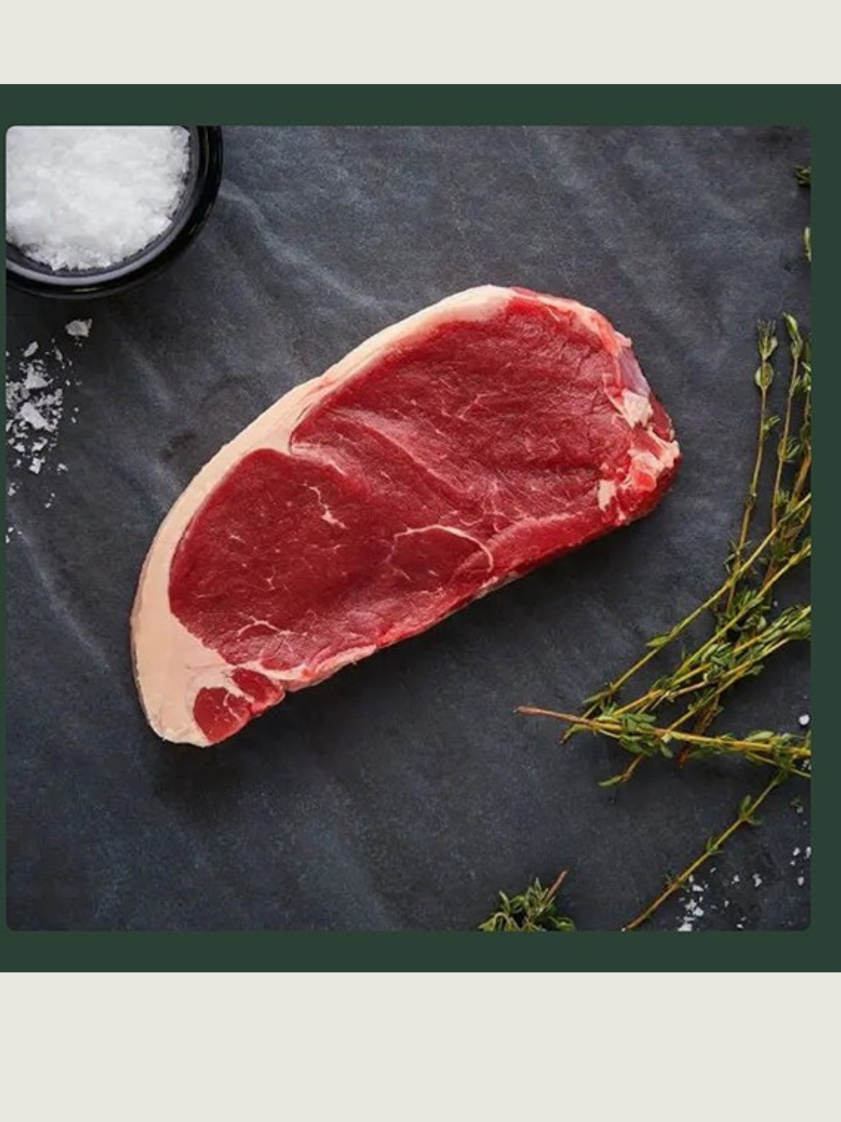 Halal Striploin Steaks / 8 oz - 1 x 226 Grams
