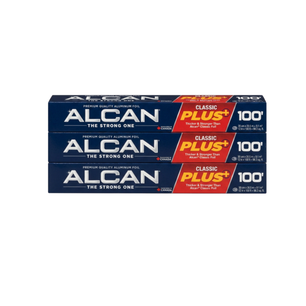 Alcan Aluminum Foil Wrap 3-Pack - 3 x 400 Grams