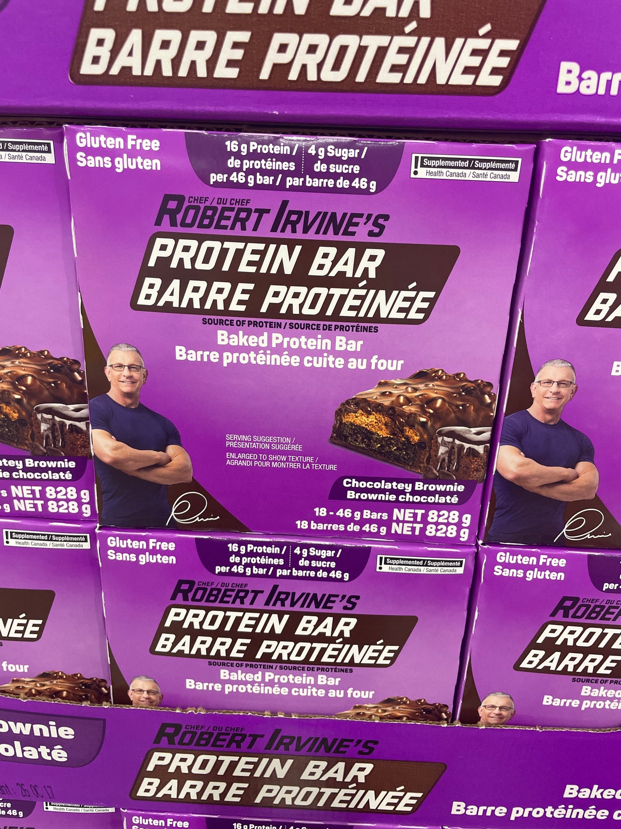 Robert Irvine's Brownie Protein Bar - 1 x 828 Grams