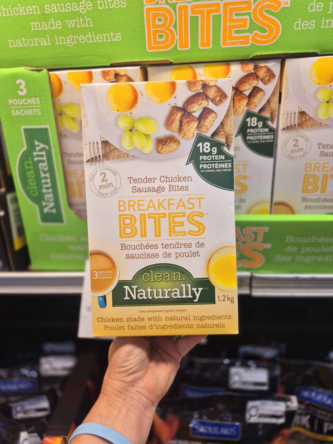 Clean Naturally Chicken Breakfast Bites - 1 x 1.2 KG