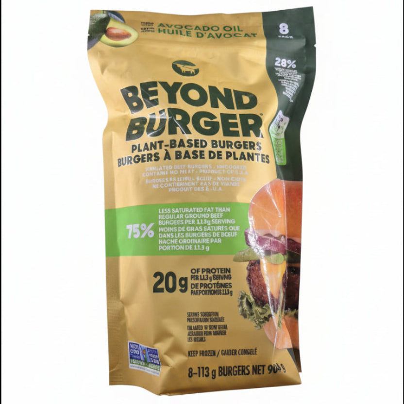 Beyond Meat Plant-Based Burgers - 8 x 113 Grams