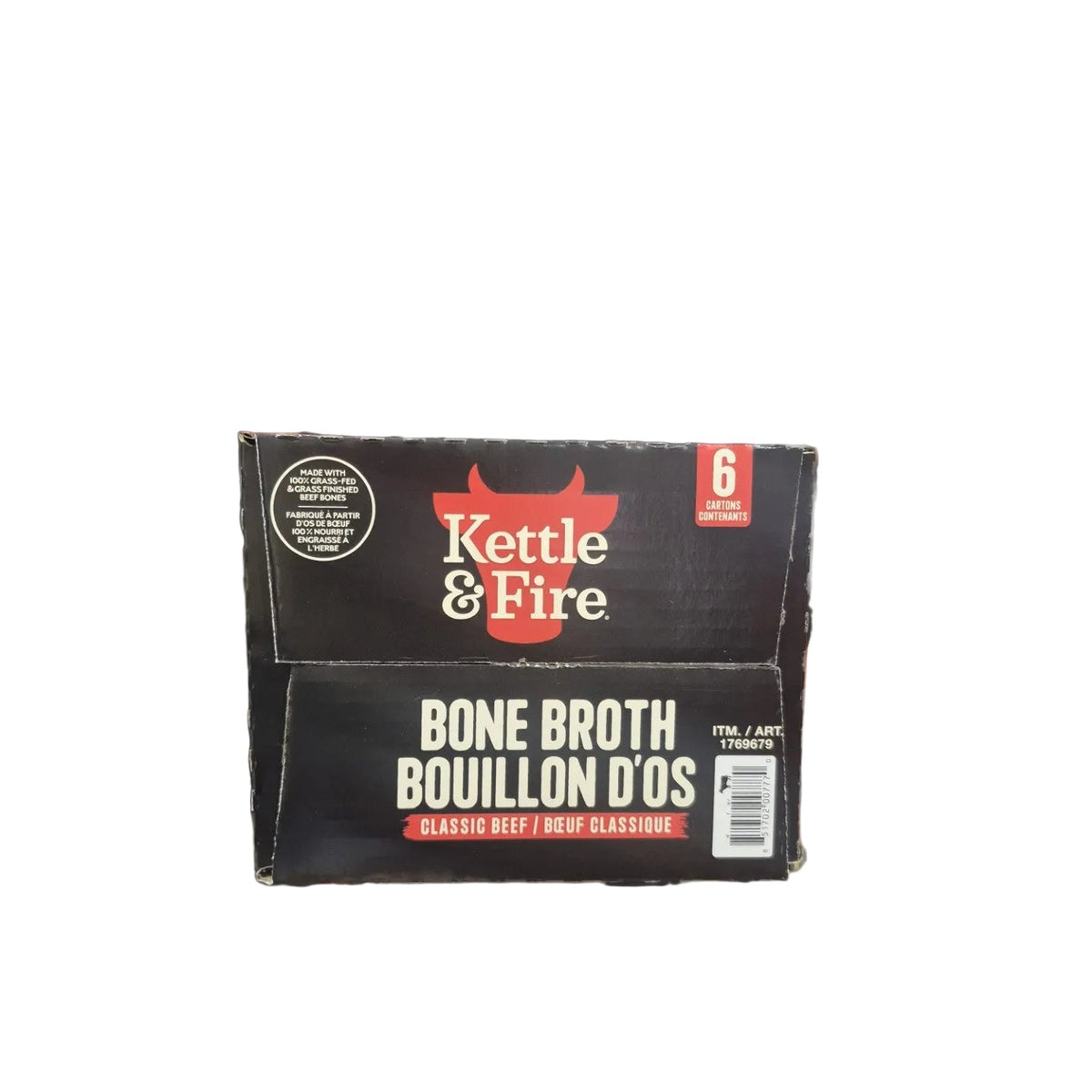 Kettle & Fire Beef Bone Broth - 6 x 470 ML