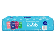 Bubly Grapefruit, Raspberry, Blueberry & Lime Variety Pack - 32 x 355 ML