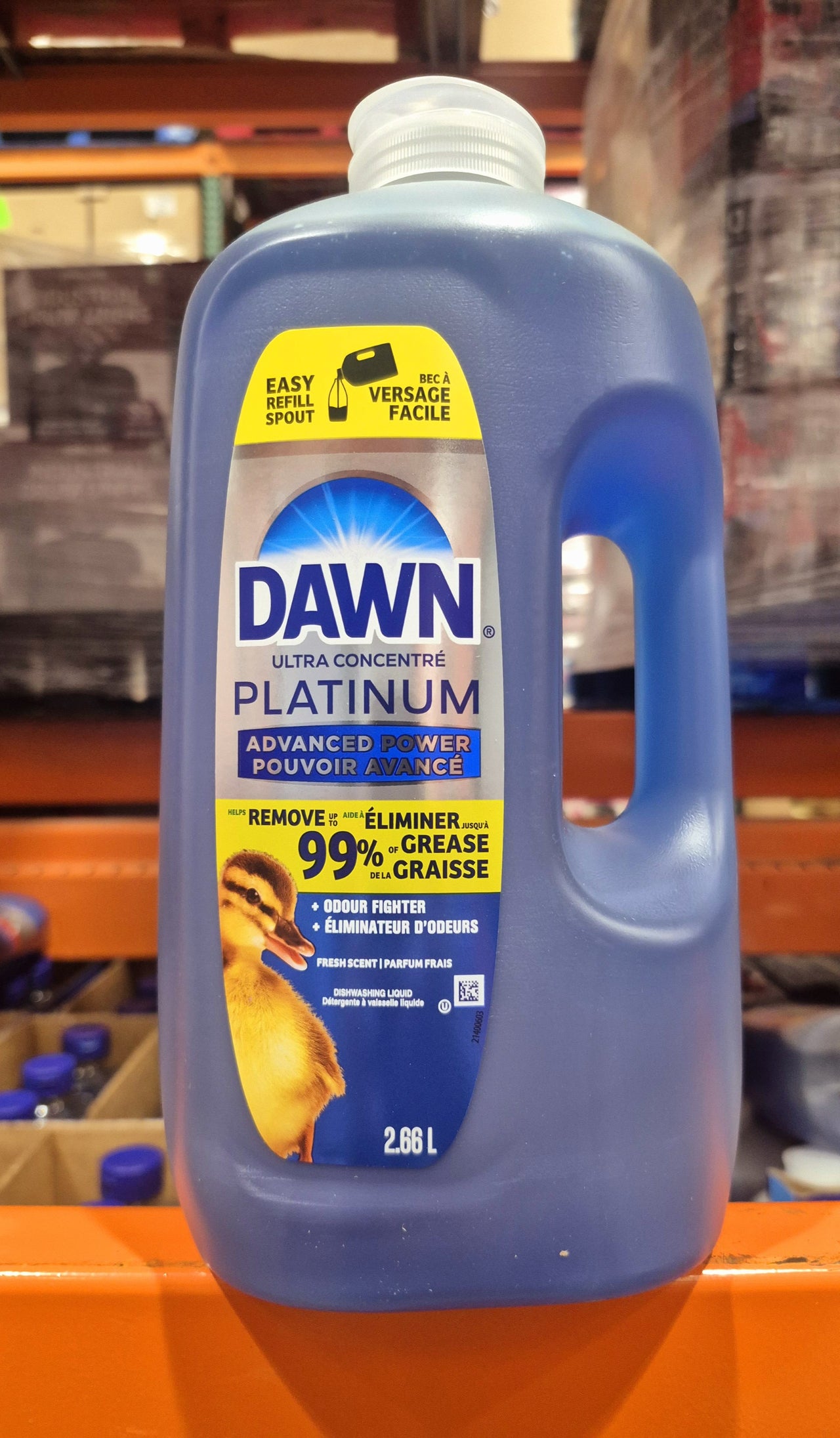 Dawn Platinum Advanced Power Liquid Dish Detergent - 1 x 2.66 L