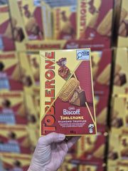 Toblerone X Biscoff Diamond Truffles - 1 x 495 Grams