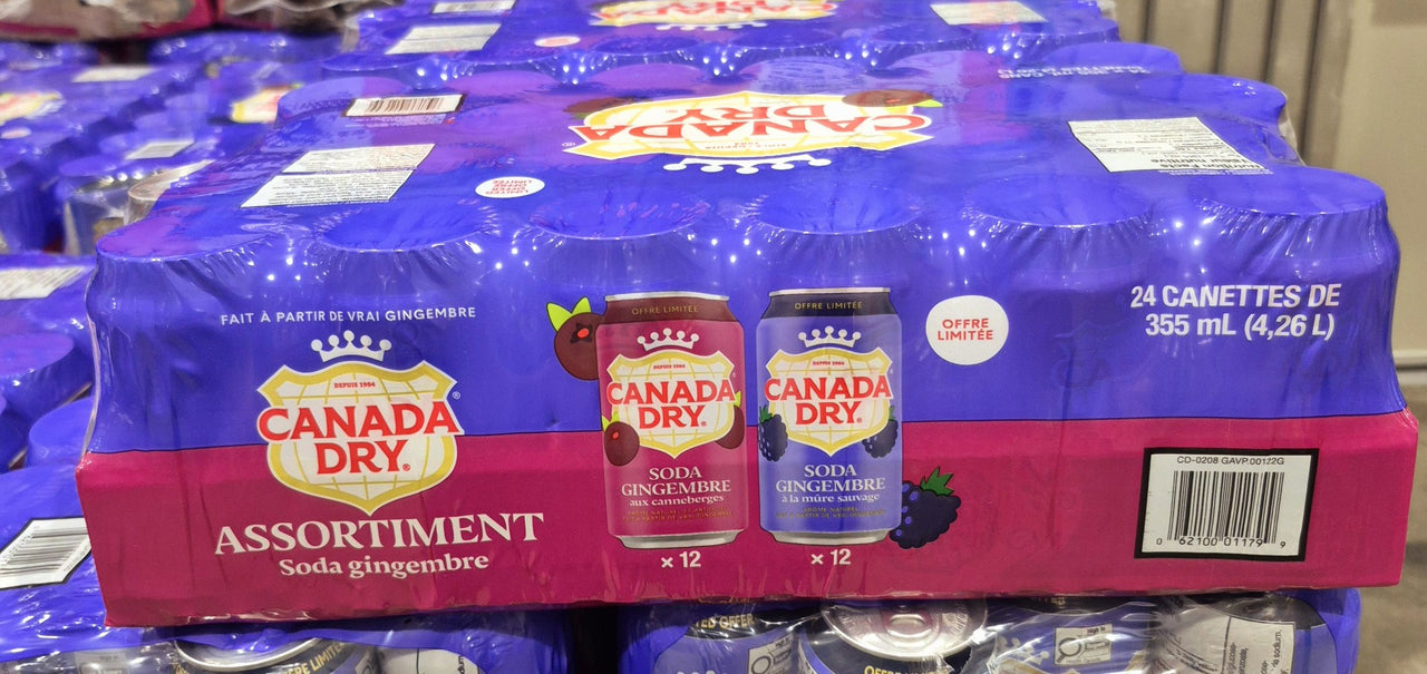 Canada Dry Ginger Ale Variety pack - 24 x 355 ml