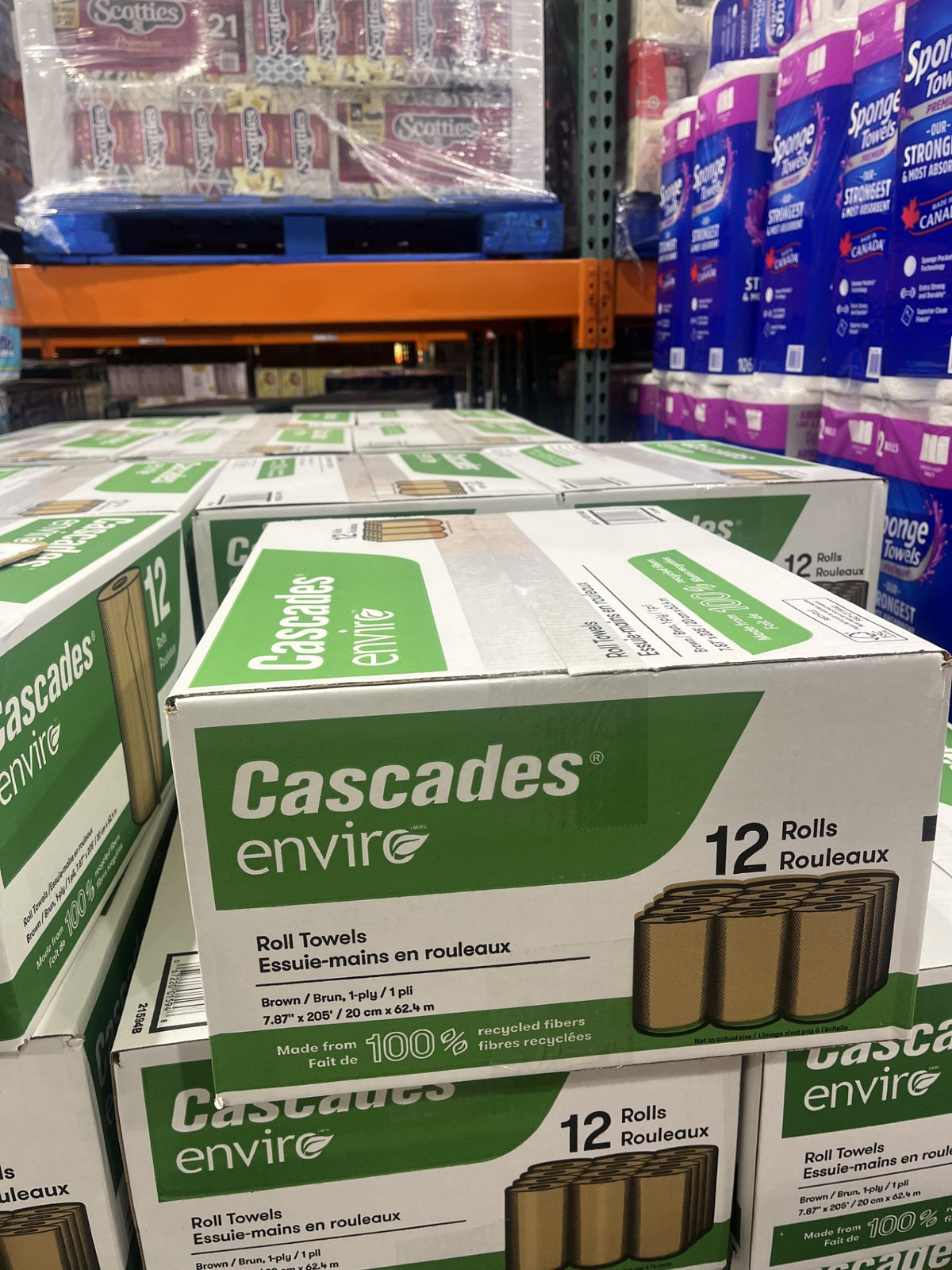 Cascades Enviro Brown Kraft Paper Towel - 1 x 5.6KG