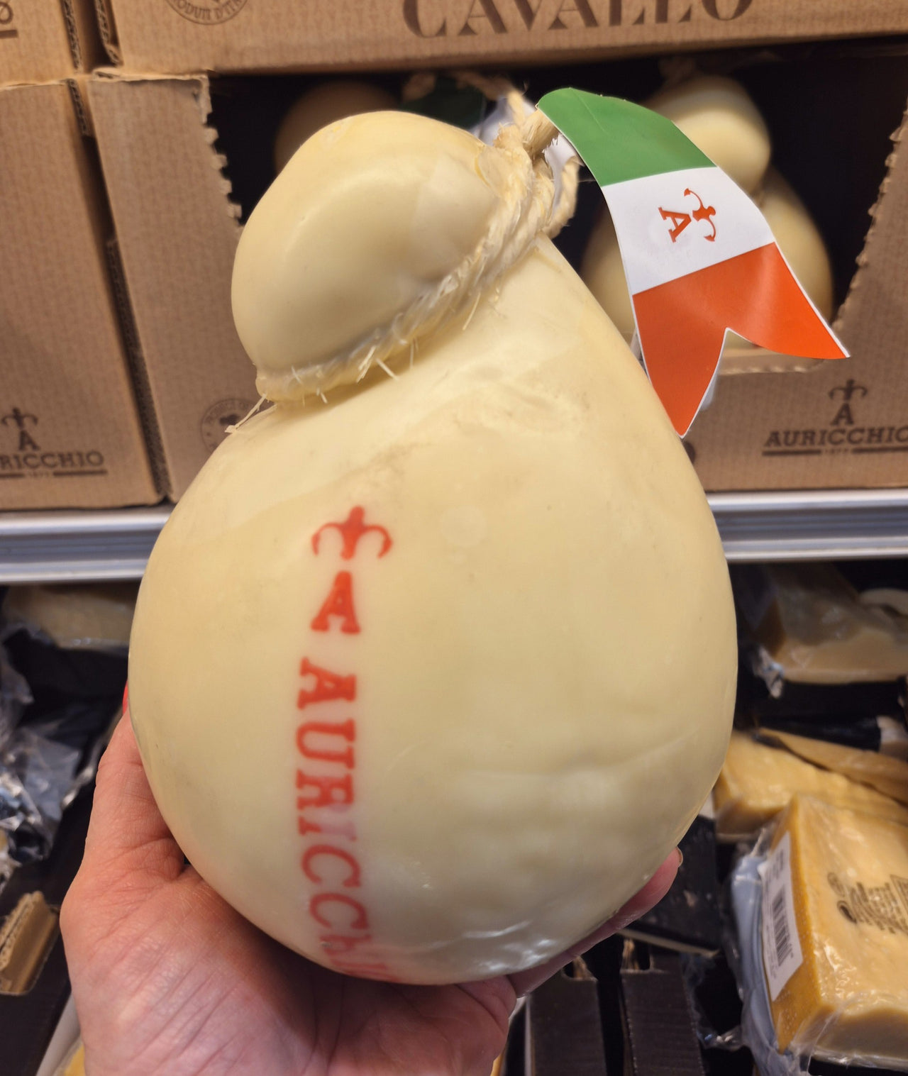 Auricchio Caciocavallo Cheese - 1 x 1.6 KG