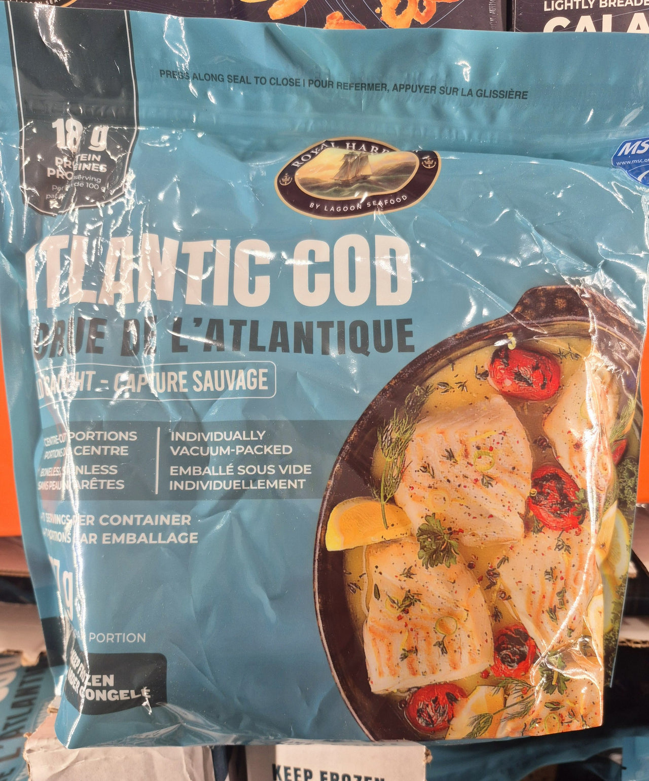 Royal Harbour Atlantic Cod Fillets - 1 x 907 Grams