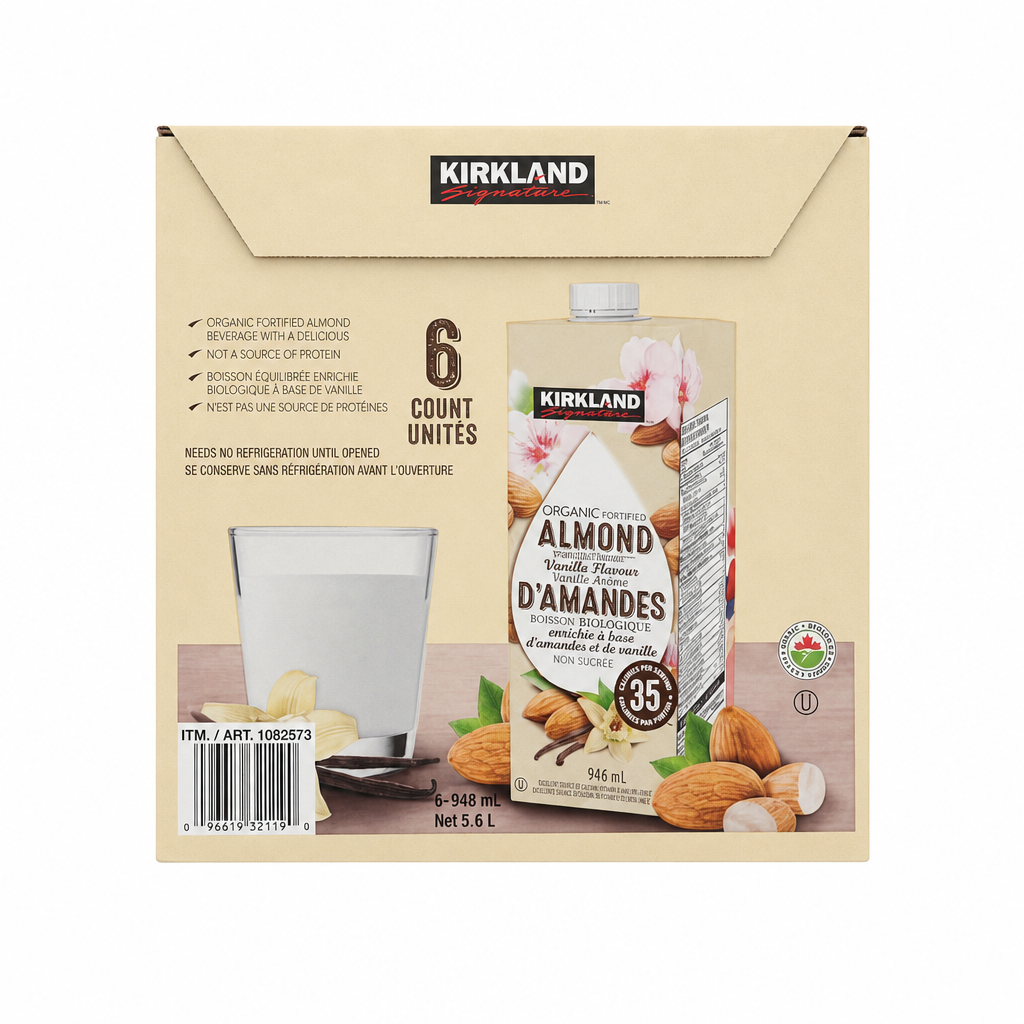 Kirkland Signature Organic Almond Beverage - Vanilla