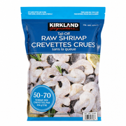 Kirkland Signature Frozen Tail-Off Raw Shrimp 50/70 - 1 x 907 Grams