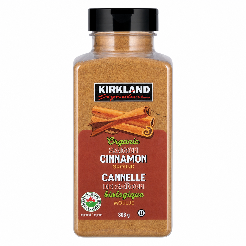 Kirkland Signature Organic Ground Saigon Cinnamon - 1 x 303 Grams