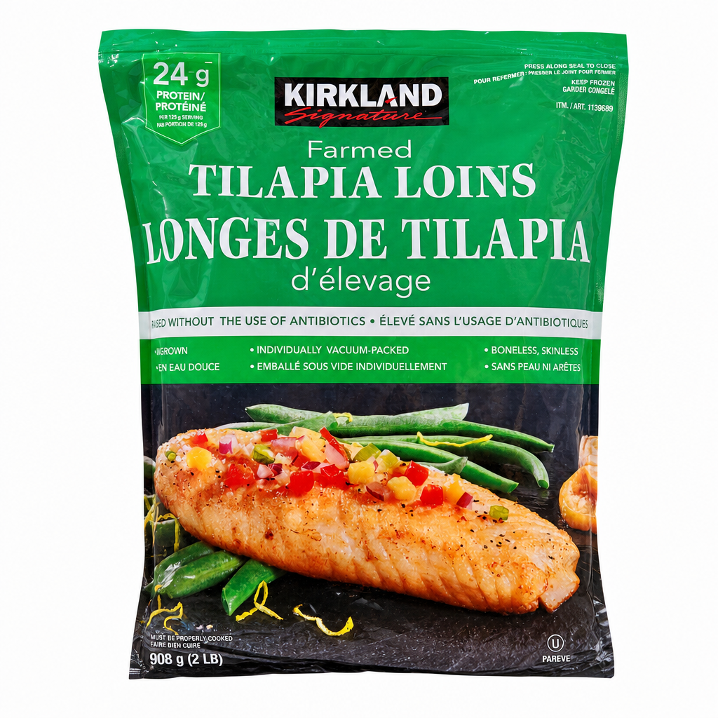 Kirkland Signature Tilapia Loins - 1 x 1.36 Kilos