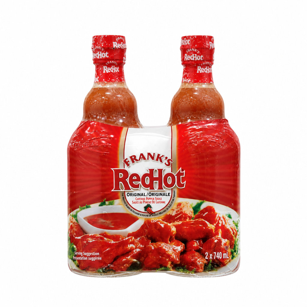 Frank's Red Hot Cayenne Pepper Sauce - 2 x 1.48 Kilos