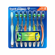 Oral-B CrossAction Advanced MaxClean Manual Toothbrush 8-Pack - 1 x 505.575 Grams