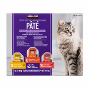 Kirkland Signature Wet Cat Pate Variety - 1 x 4.4 Kilos