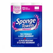 Sponge Towels Premium Paper Towels 12-Pack - 1 x 3.4 Kilos
