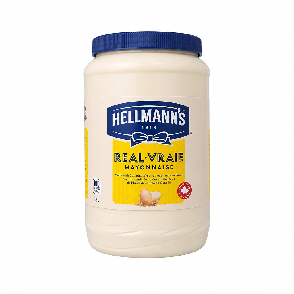 Hellmann's Real Mayonnaise - 1 x 1.8 Kilos