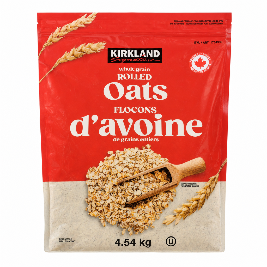 KS WholeGrain Rolled Oats - 1 x 4.54 KG