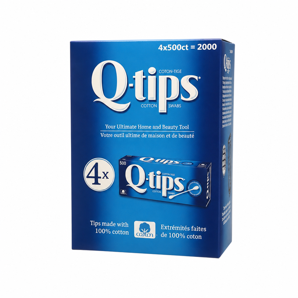 Q-Tips Cotton Swabs 2000-Pack - 1 x 950 Grams