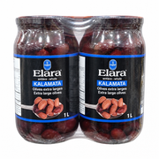 Elara Kalamata Whole Olives 2-pack - 1 x 2 Kilos
