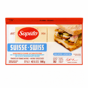 Saputo Light Swiss Cheese Slices - 1 x 640 Grams