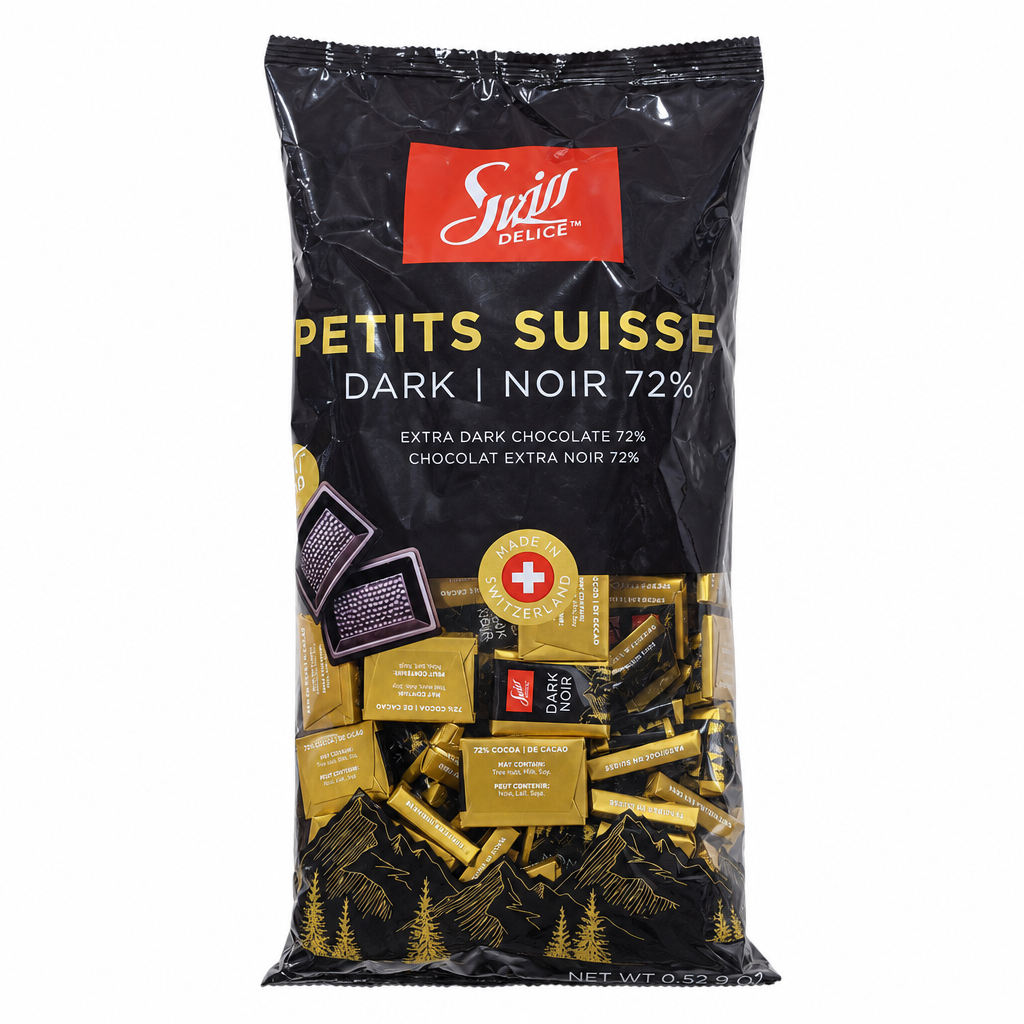 Swiss Delice 72% Dark Chocolate - 1 x 1.5 Kilos