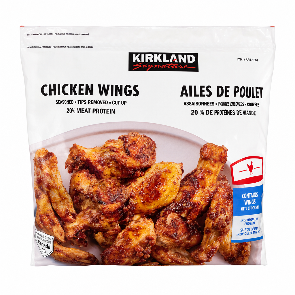 Kirkland Signature Raw Chicken Wings - 1 x 3 Kilos