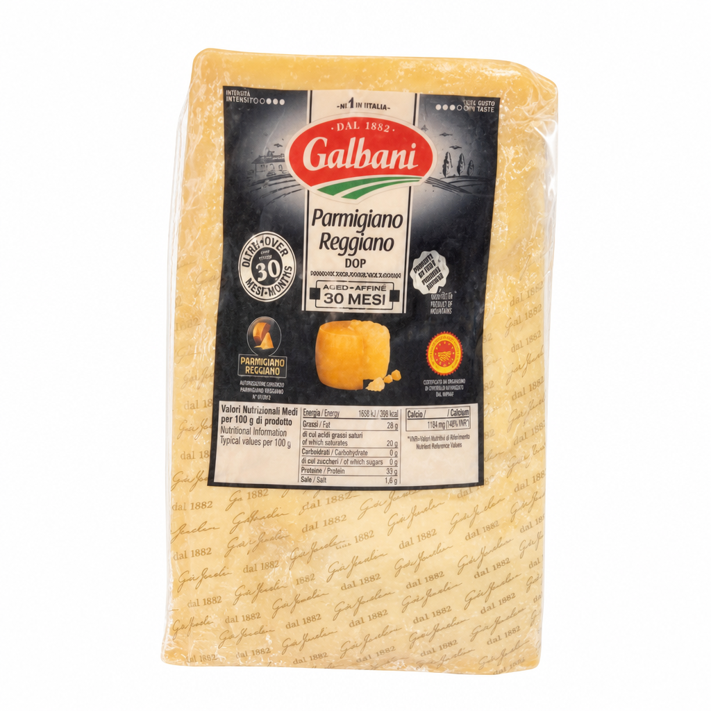 Parmigiano Reggiano Cheese 30 months - 1 x 1.047 Kilos