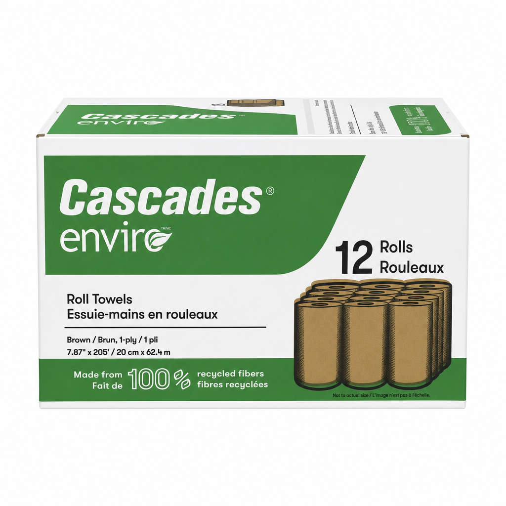 Cascades Enviro Brown Kraft Paper Towel - 1 x 5.6KG