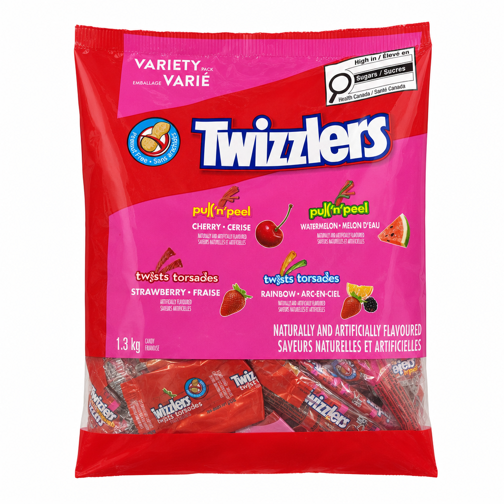 Twizzlers Variety Pack - 1 x 1.3 Kilos