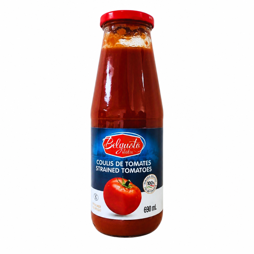 Belgusto Passata Strained Tomatoes - 12 x 690 ML