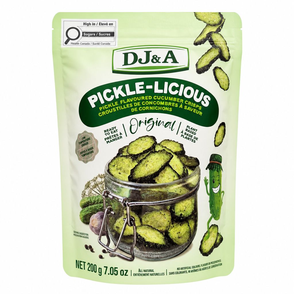 DJ & A Pickle-Licious Crisps - 1 x 200 Grams