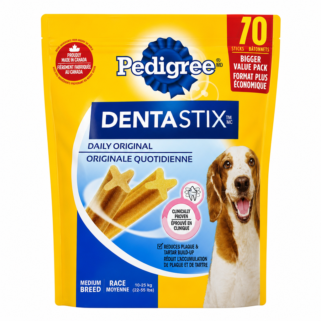Pedigree DentaStix Dog Treats Pack of 70 - 1 x 1.8 Kilos
