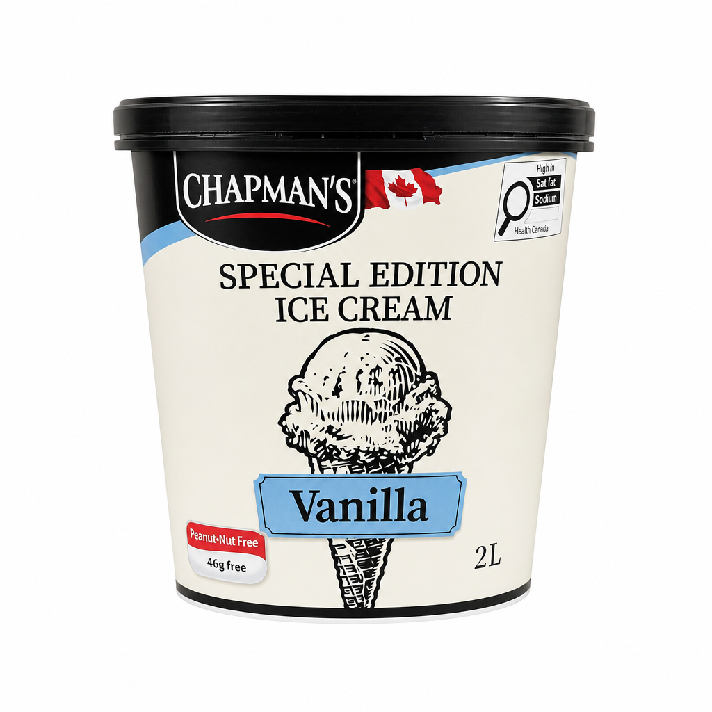 Chapman's Vanilla Ice Cream - 1 x 2L