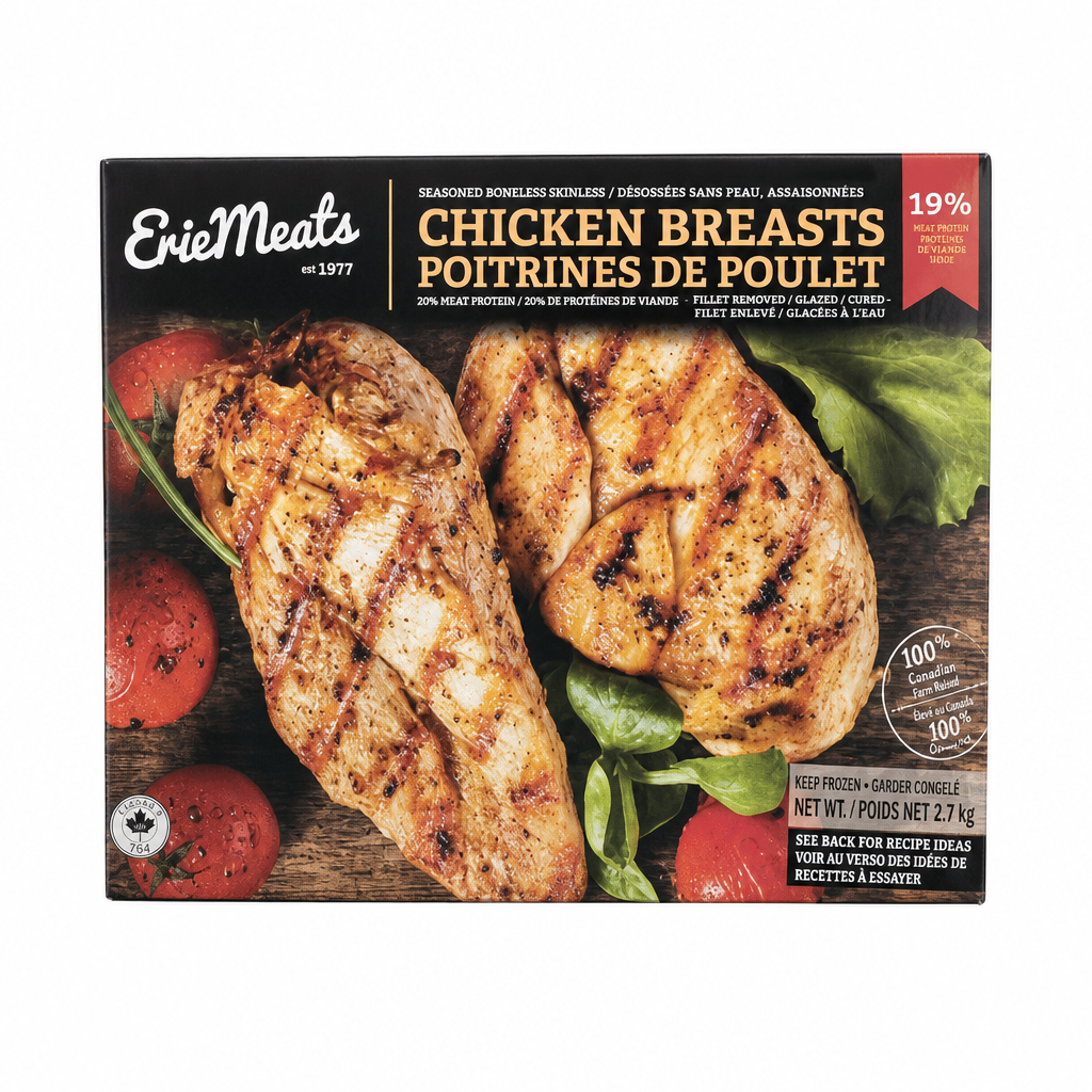 Erie Meats Chicken Breasts - 1 x 2.7 Kilos