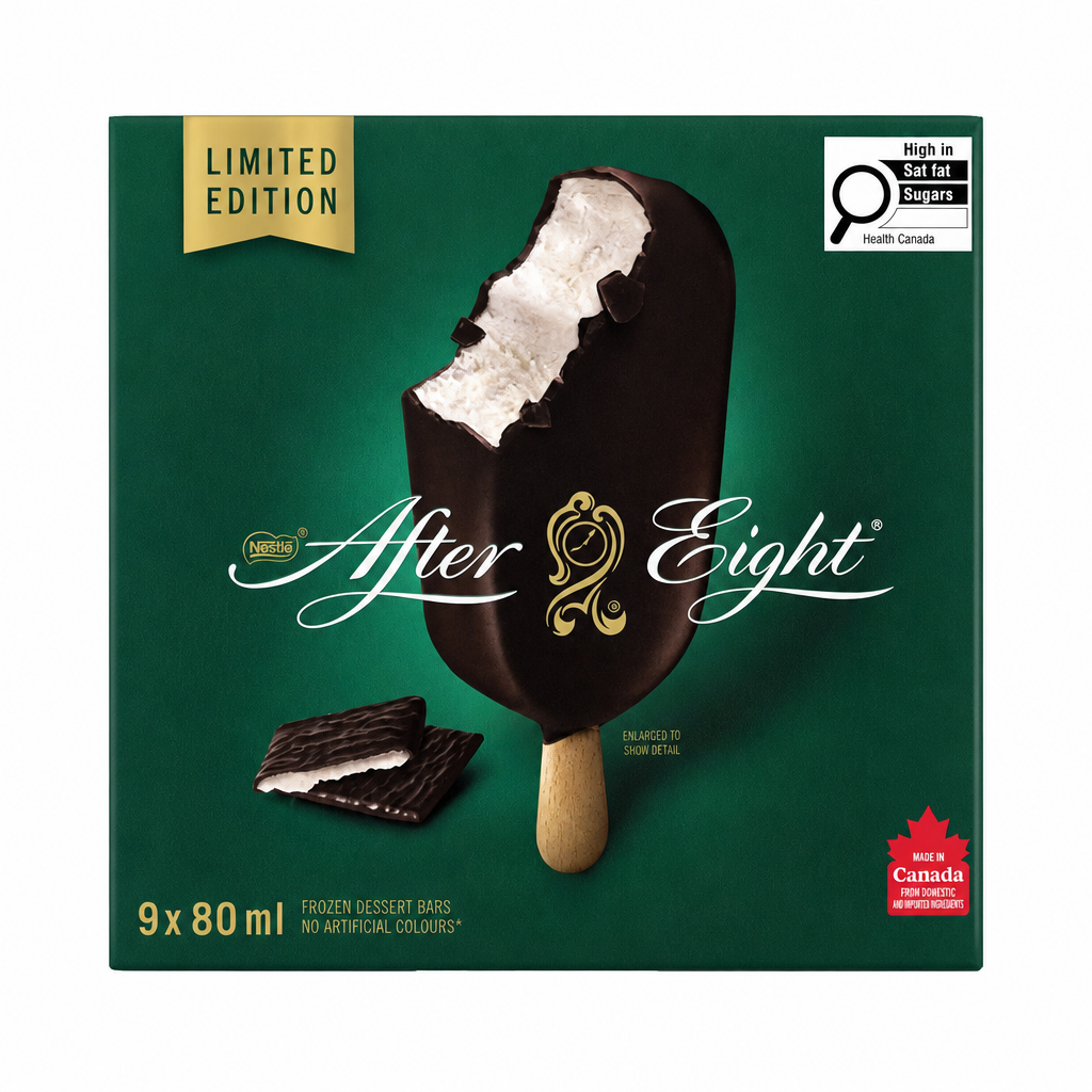 After Eight Ice Cream Bars - 1 x 720 ML