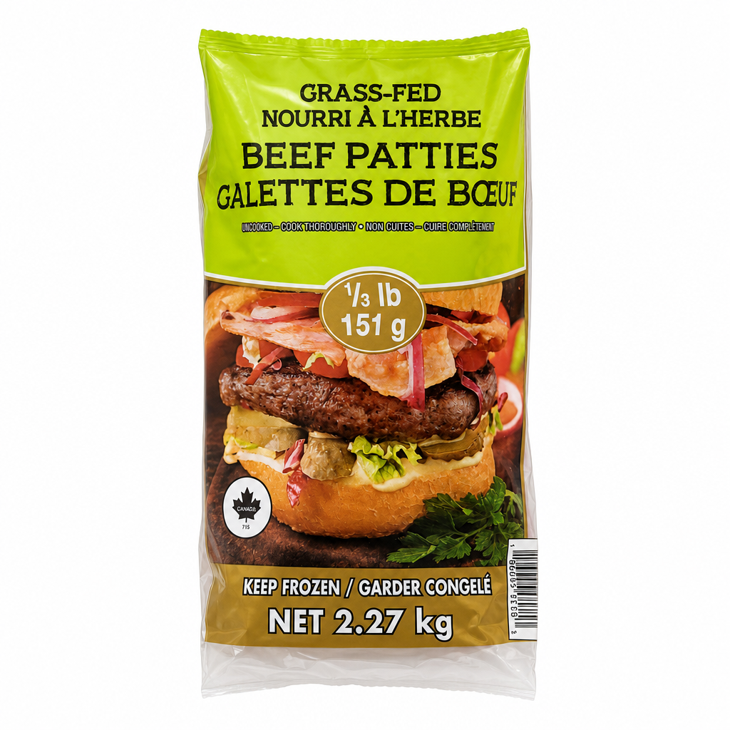 Kirkland Signature Grass-fed Beef Patties - 15 x 151 Grams