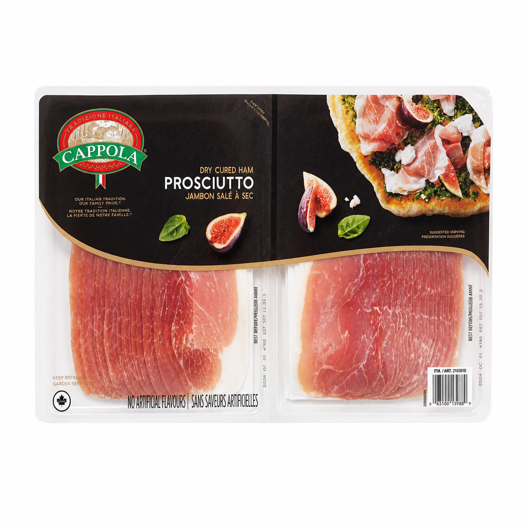 Cappolo Sliced Prosciutto 2-Pack - 2 x 300 Grams