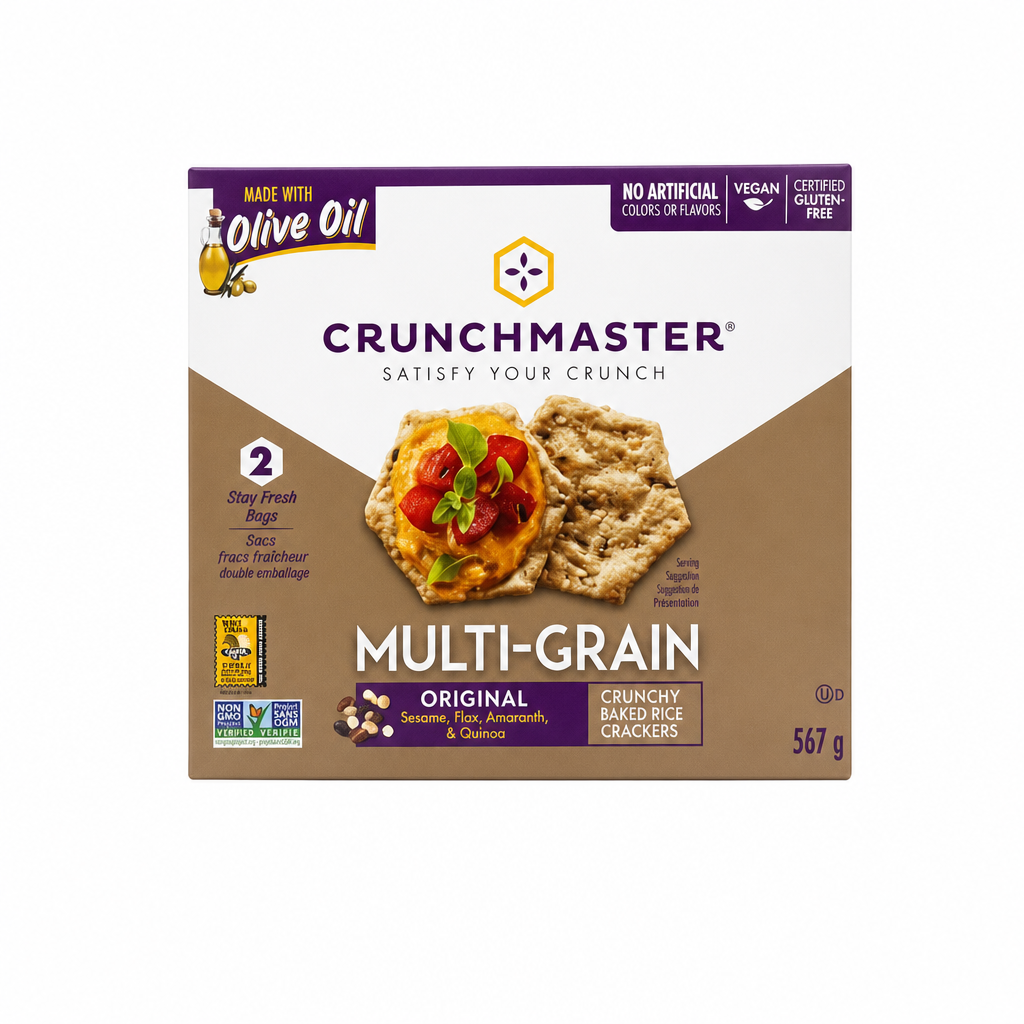 Crunchmaster Multigrain Crackers - 1 x 567 Grams