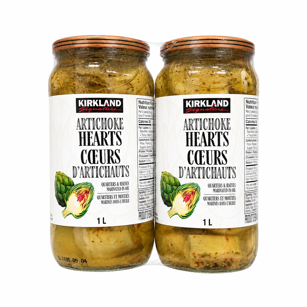 Kirkland Signature Artichoke Hearts in Oil 2-Pack - 2 x 1 Kilos