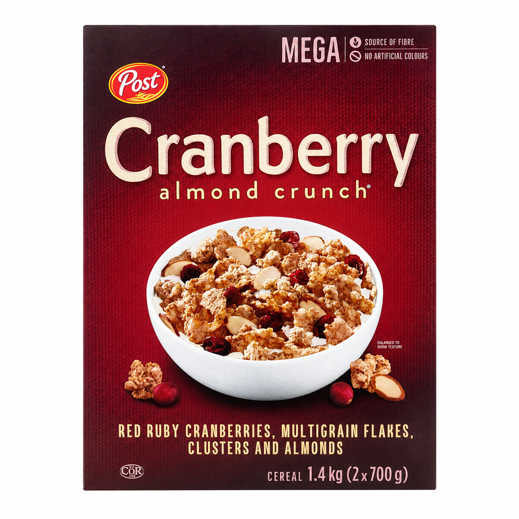 Post Cranberry Almond Crunch Cereal - 1 x 1.4 Kilos