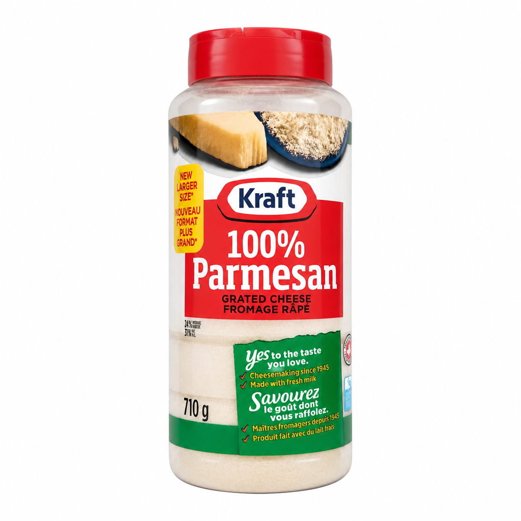 Kraft 100% Parmesan Cheese - 1 x 710 Grams